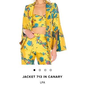 Jacket 713 in canary